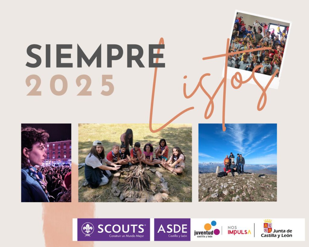 Siempre Listos es un programa de ASDE CyL en colaboración con el Instituto de la Juventud de la Junta de Castilla y León mediante subvención con cargo a fondos de IRPF de Castilla y León.