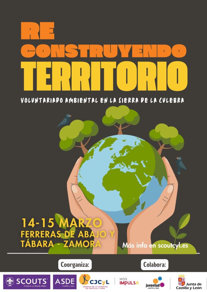Reconstruyendo territorio es una actividad de voluntariado ambiental scout en la Sierra de la Culebra. 