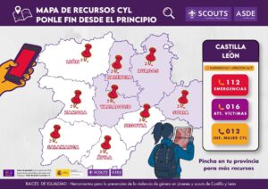 Raíces de Igualdad es un proyecto de ASDE Exploradores de Castilla y León para la prevención de la violencia de género y la promoción de la igualdad entre niños, niñas y jóvenes